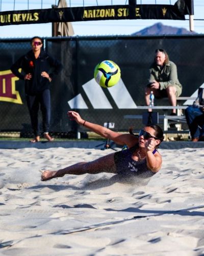 Beach Volleyball Action
